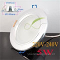 5w Led Ground Glass Ceiling Lamp Fixture Droplight Sitting Room Ac 220 ~ 240v